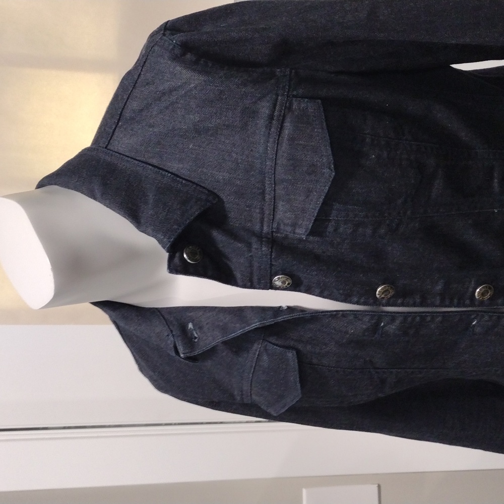 Talbots dark denim jacket. Mint condition. Size 12